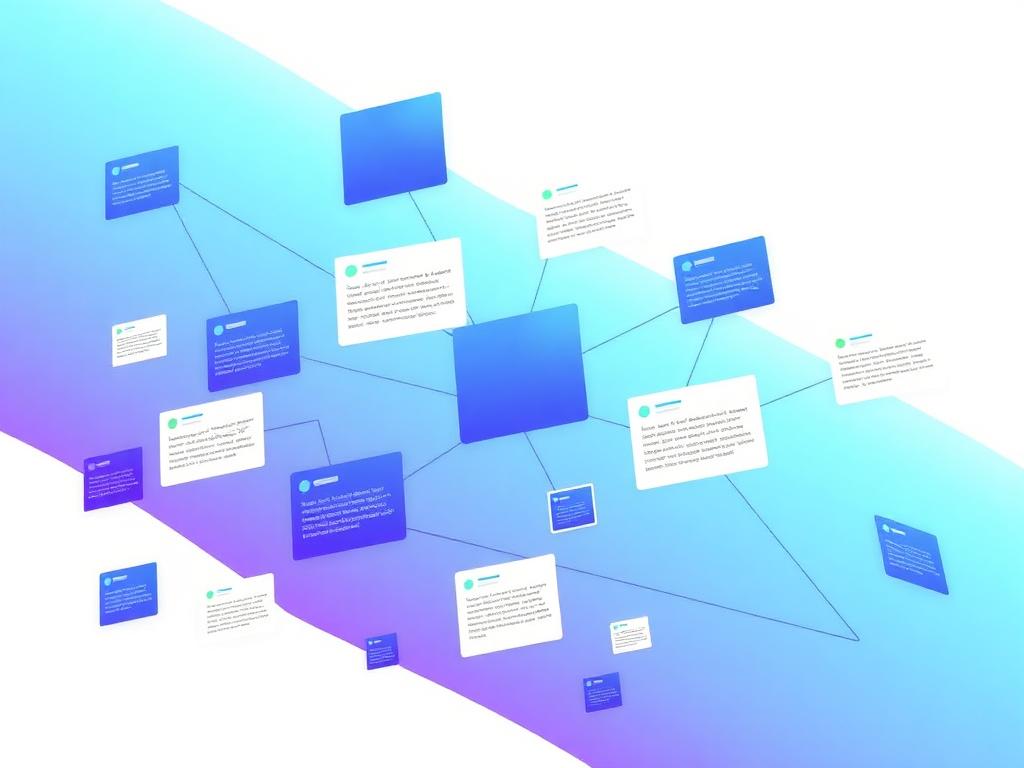 Blog network illustration